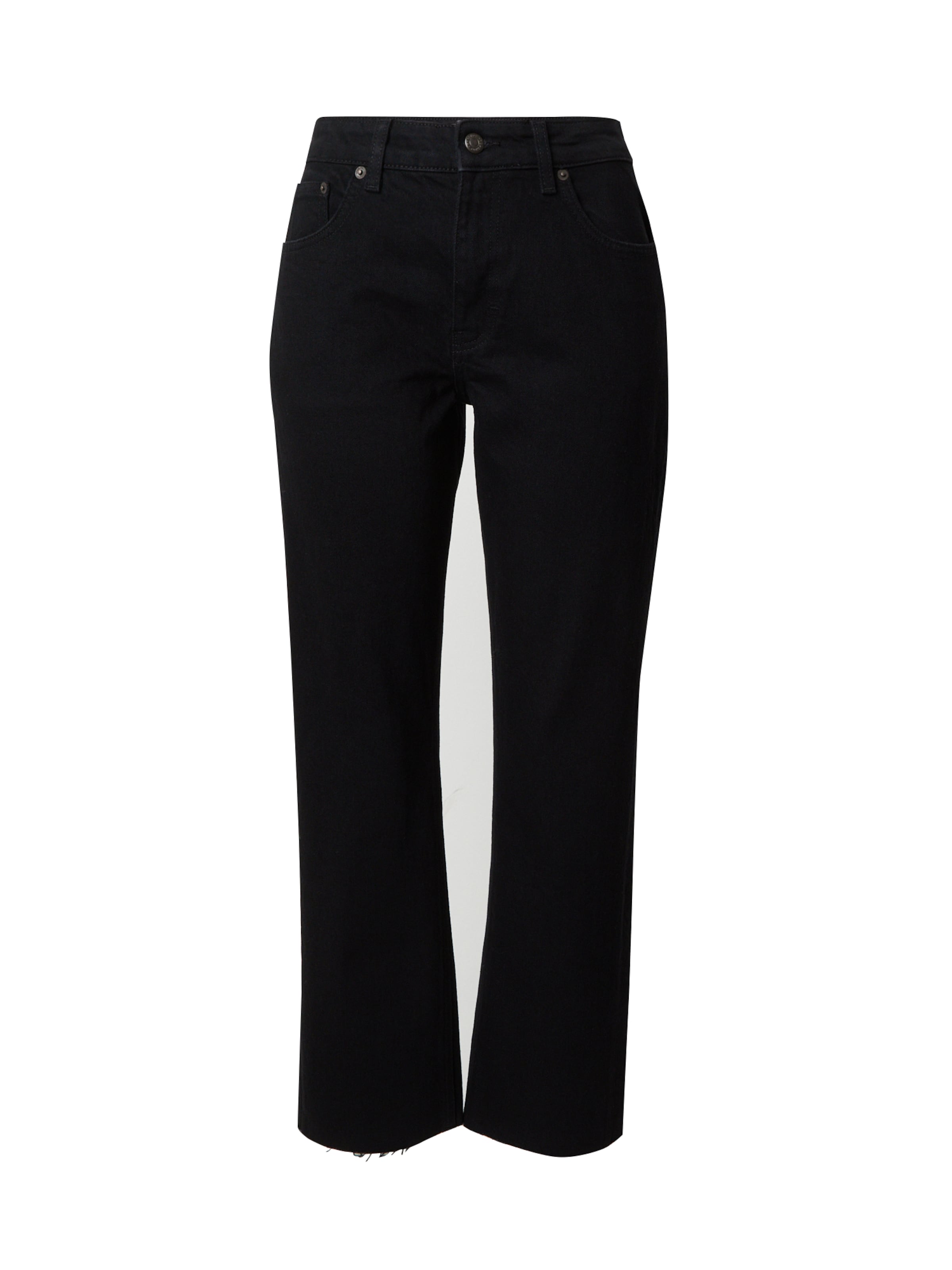 TOPSHOP Normalny krój Jeansy w kolorze czarny: przód