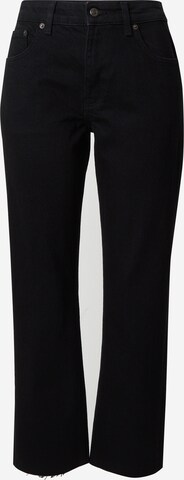 TOPSHOP Regular Jeans in Black: front