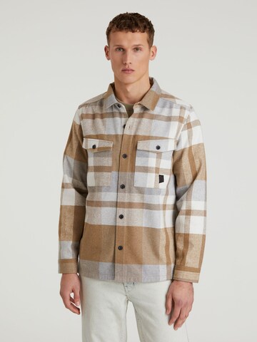 CHASIN' Regular fit Tussenjas 'Stryke Nobi' in Bruin: voorkant