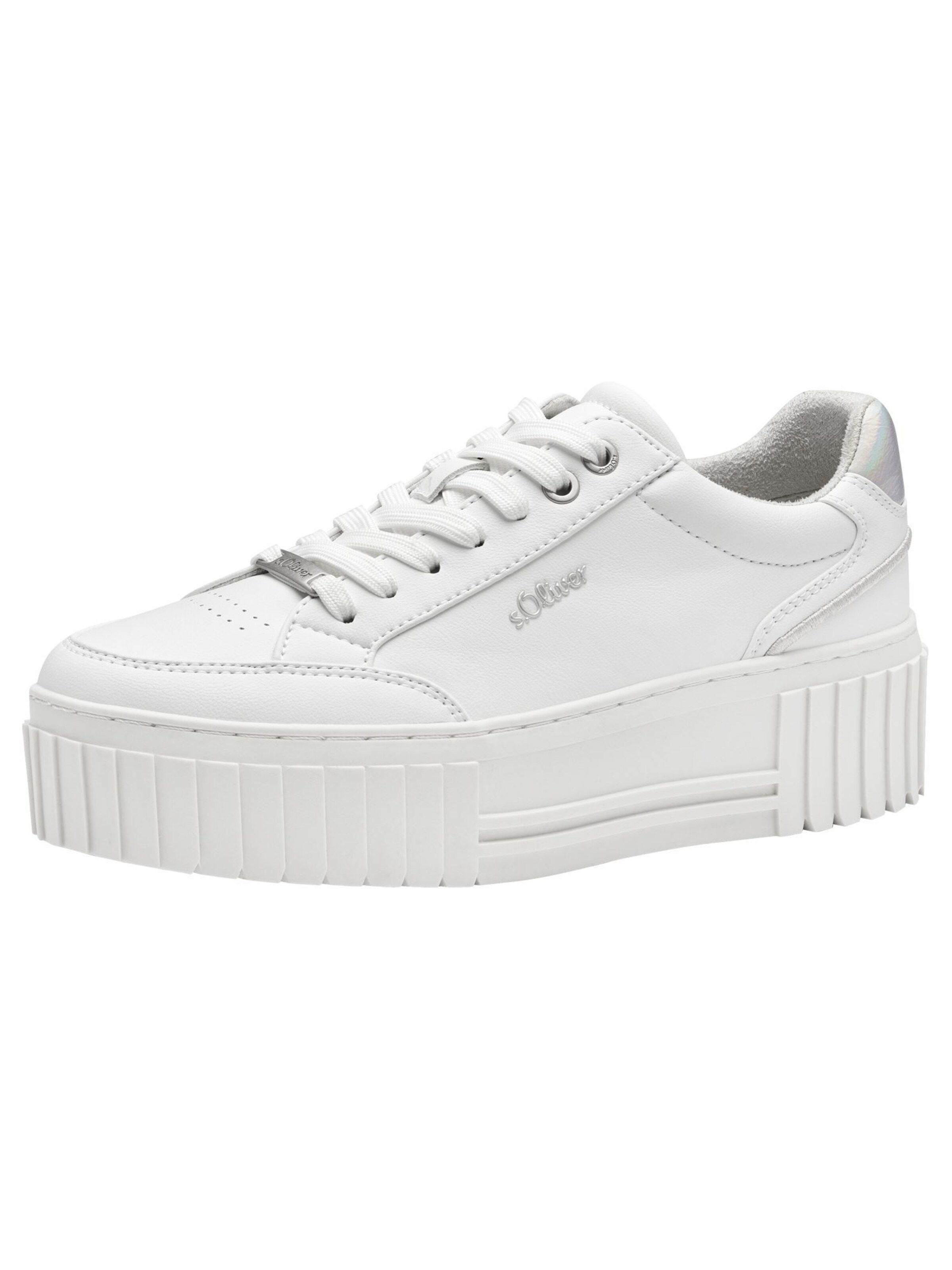 Sneaker bassa di s.Oliver in bianco: frontale