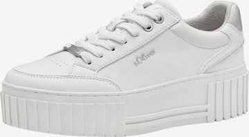 s.Oliver Sneakers laag in Wit: voorkant