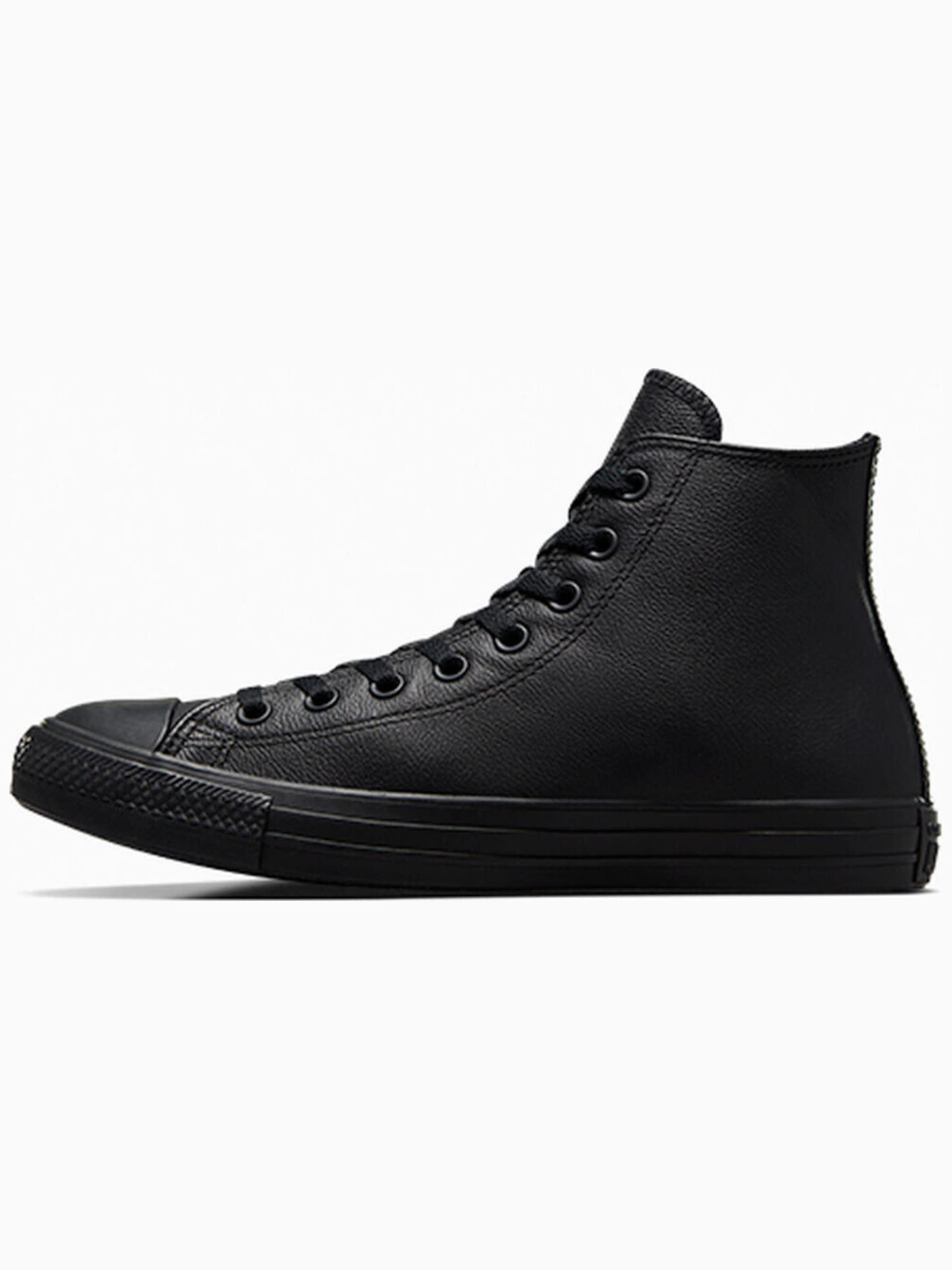 CONVERSE Sneaker high 'Converse Chuck Taylor HI Leather'‌‌‌ in Schwarz