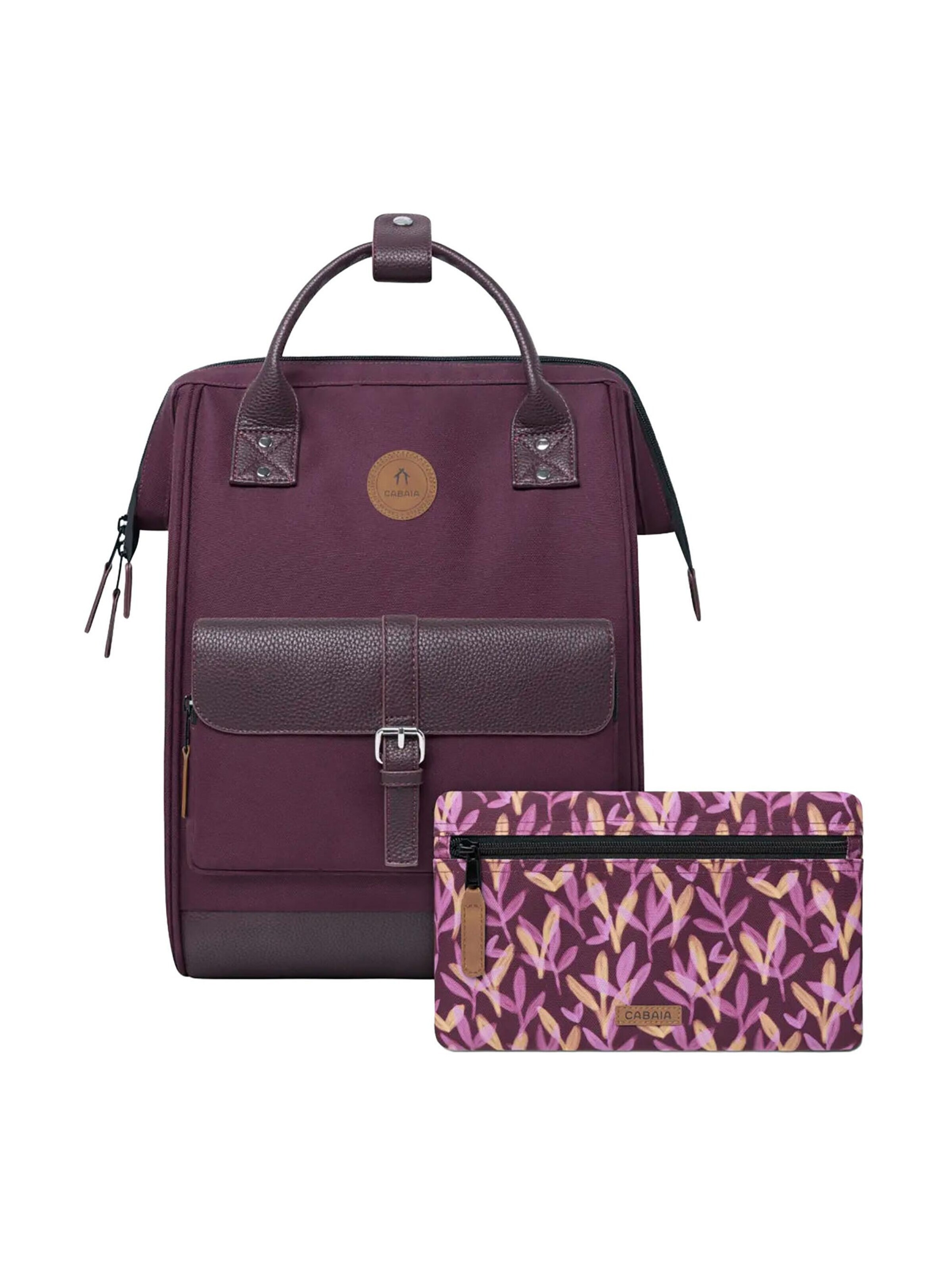 Cabaia Rucksack 'Adventurer' in Lila: Vorderseite