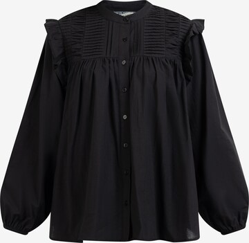 DreiMaster Vintage Bluse in Schwarz: predná strana