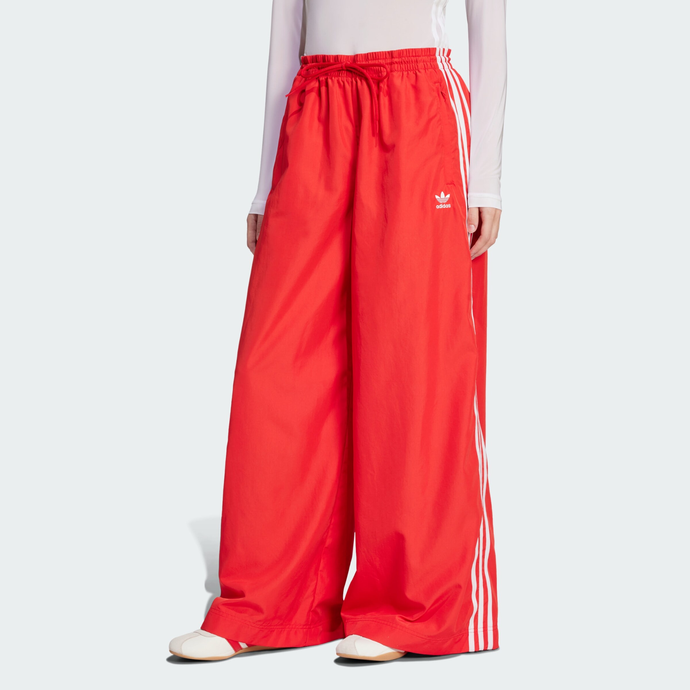 wide leg adidas track pants