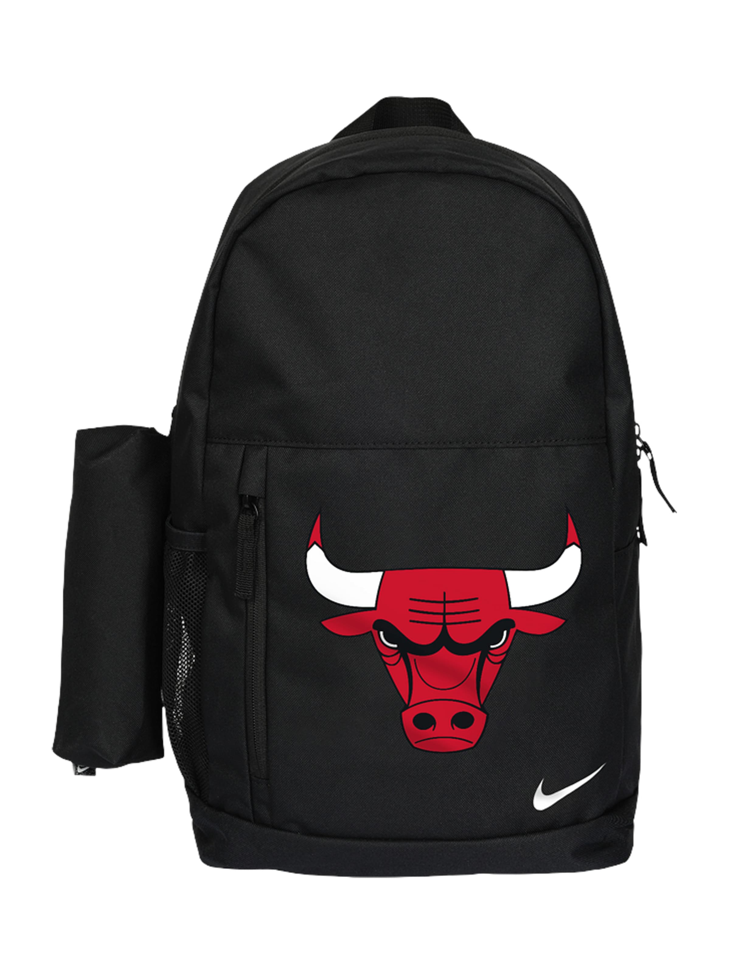 NIKE Sportovní batoh 'Chicago Bulls NBA Elemental' – černá: přední strana
