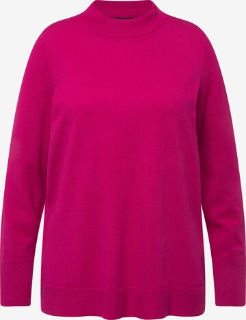 Ulla Popken Sweater in Pink: front