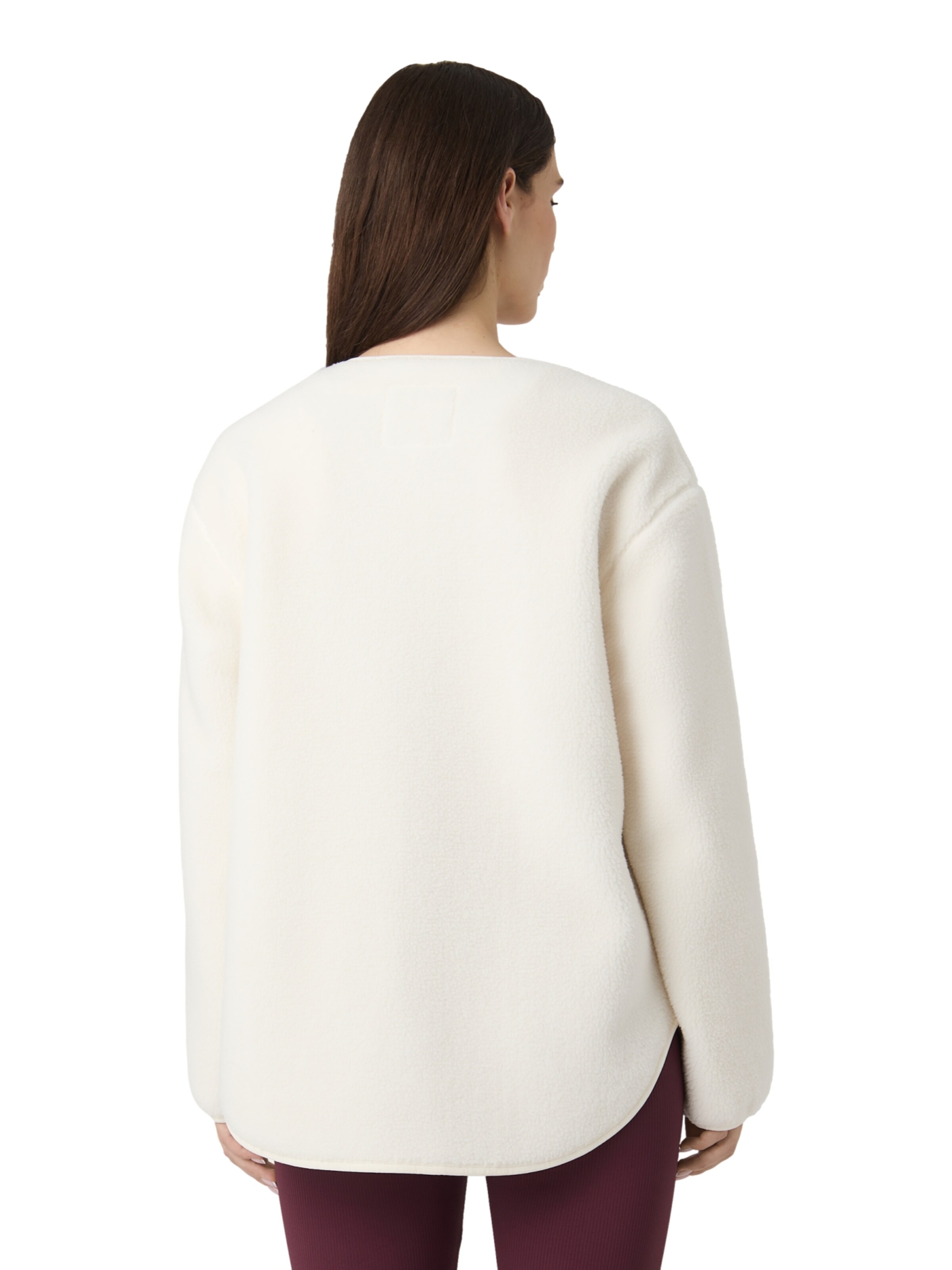 Giacca di pile 'CASSIANO' di FILA in bianco