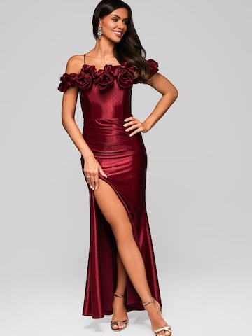 Ombre Abendkleid‌‌‌‌‌‌‌‌ in Rot