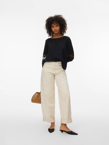 VERO MODA Bluza | črna barva