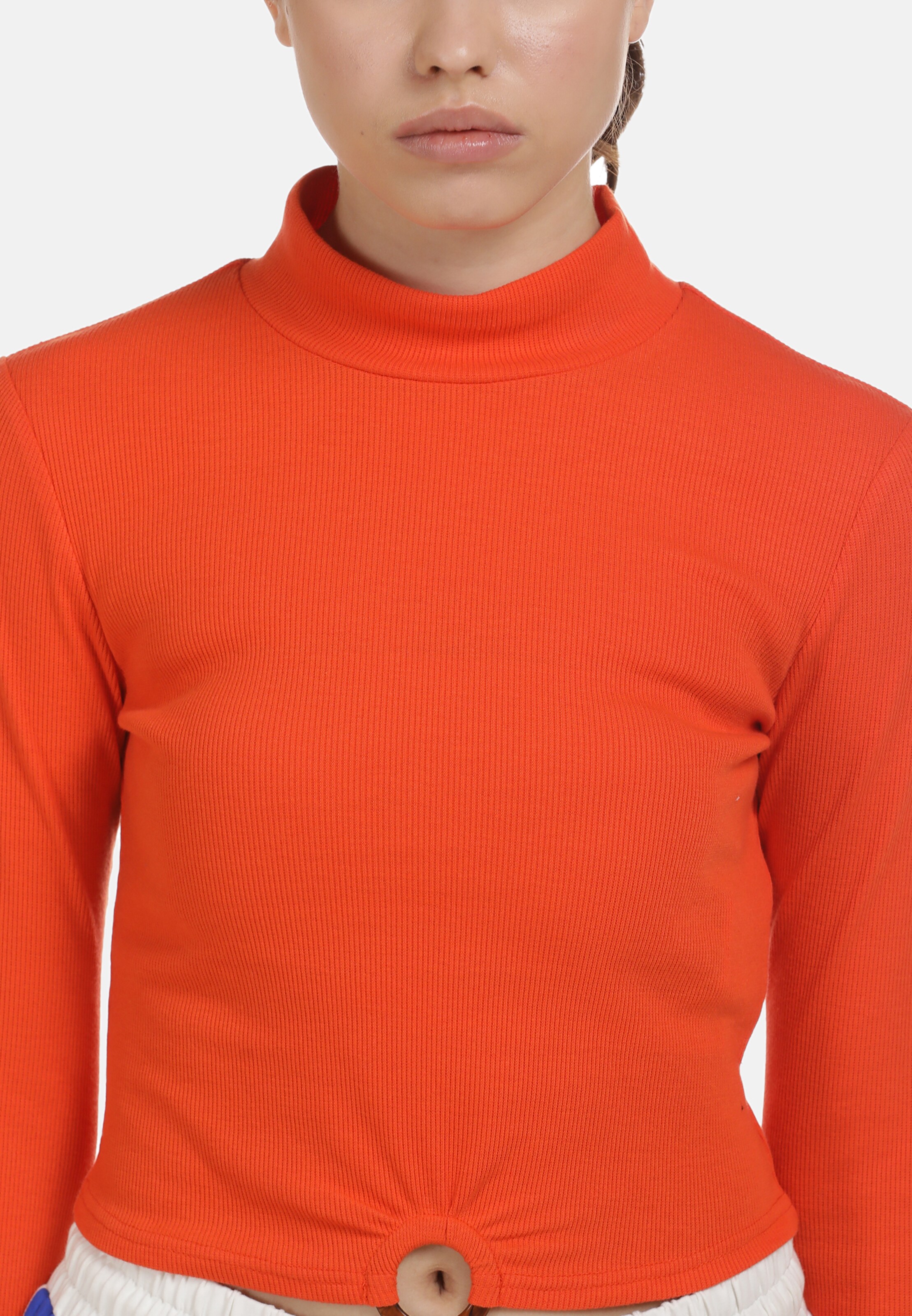 Femme T-shirt fonctionnel myMo ATHLSR en Orange 