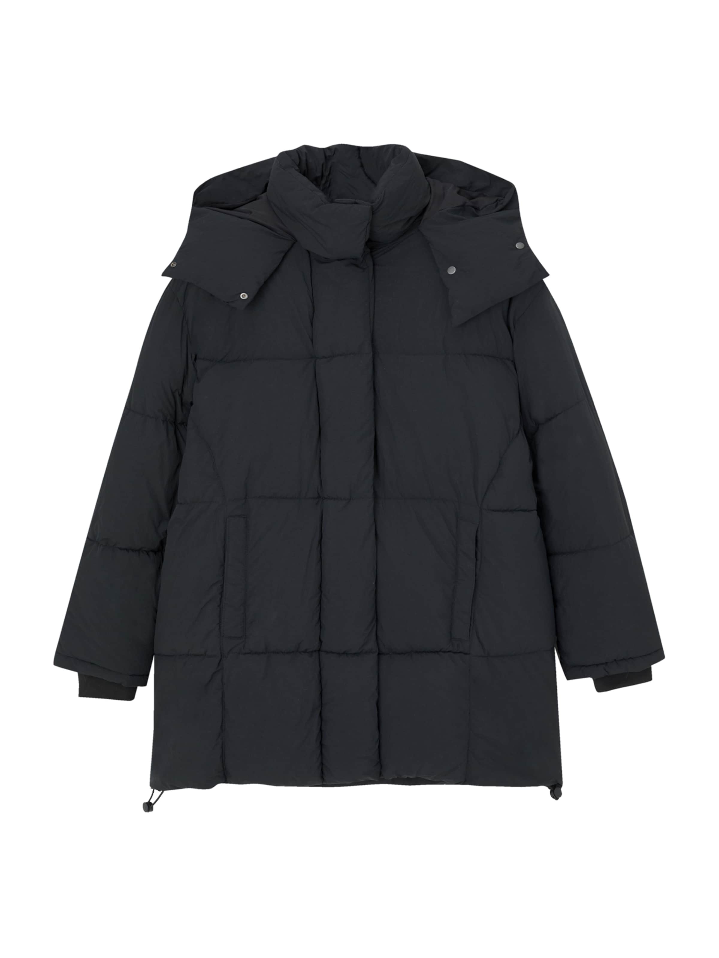 Pull&Bear Between-season jacket in Black: front