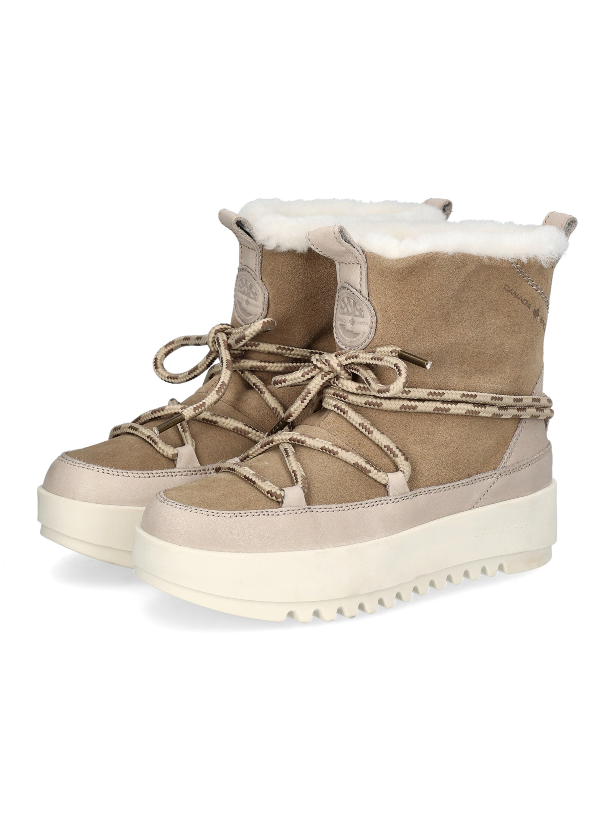 CANADA SNOW Boots 'MOUNT MARTY' in Beige: front