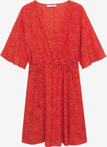 MANGO Summer Dress 'Rainbow' in Red: front