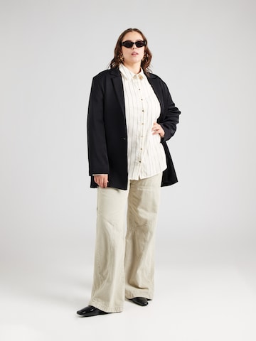 Vero Moda Curve Blouse 'VMCGORI' in Beige