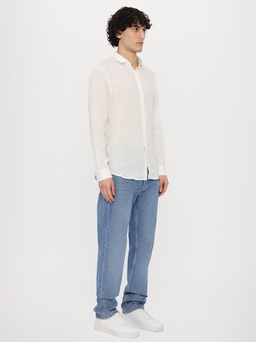 Regular fit Camicia di ARMANI EXCHANGE in bianco