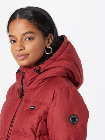 Ragwear Winter Jacket 'Calena' in Red