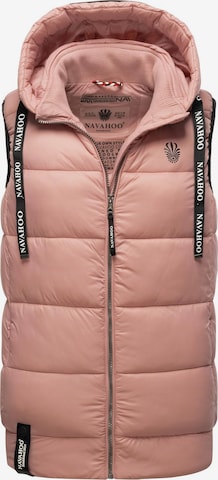 NAVAHOO Bodywarmer 'Kassidy' in Roze: voorkant