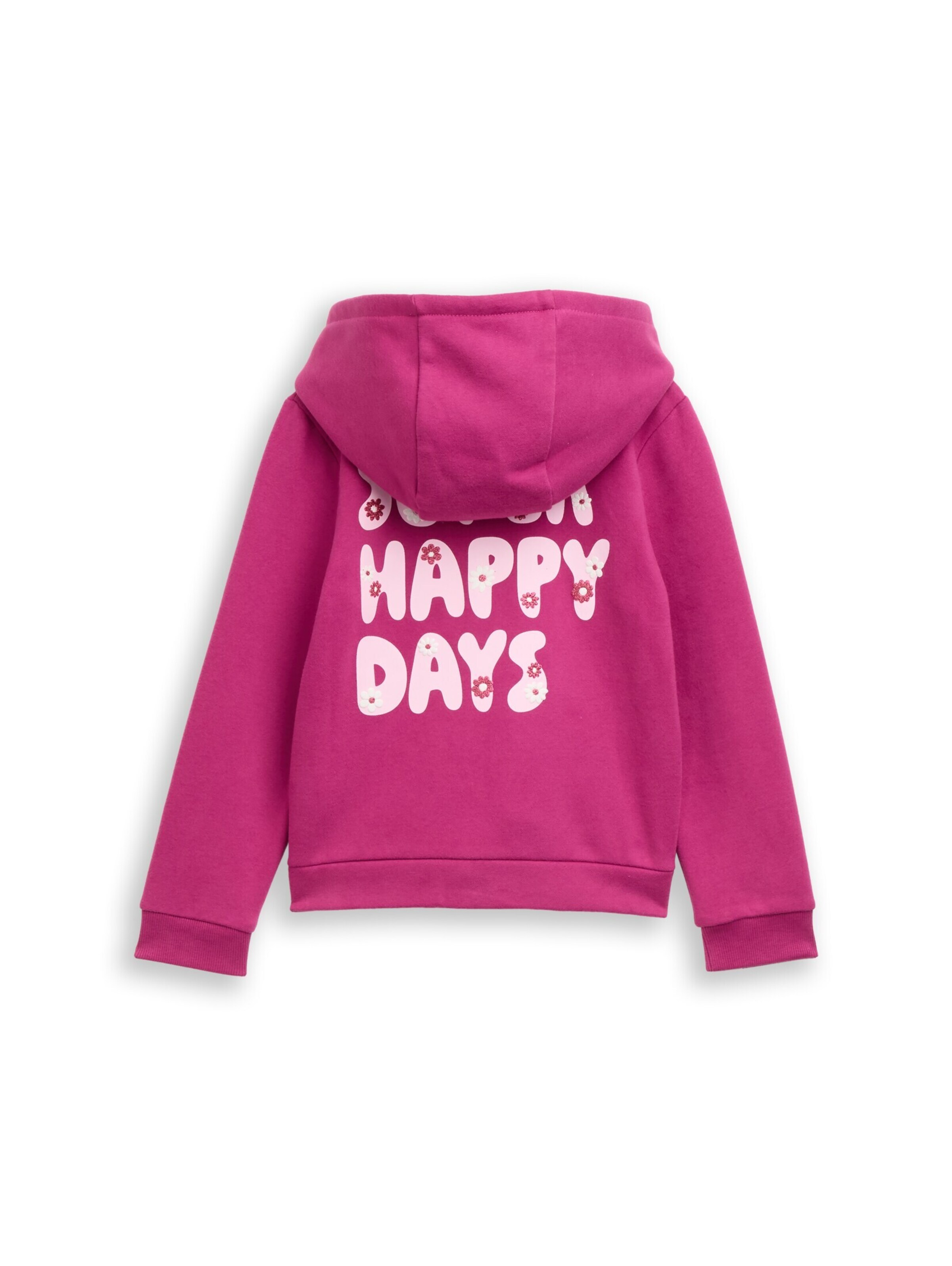 TOM TAILOR Sweat jacket in Pink