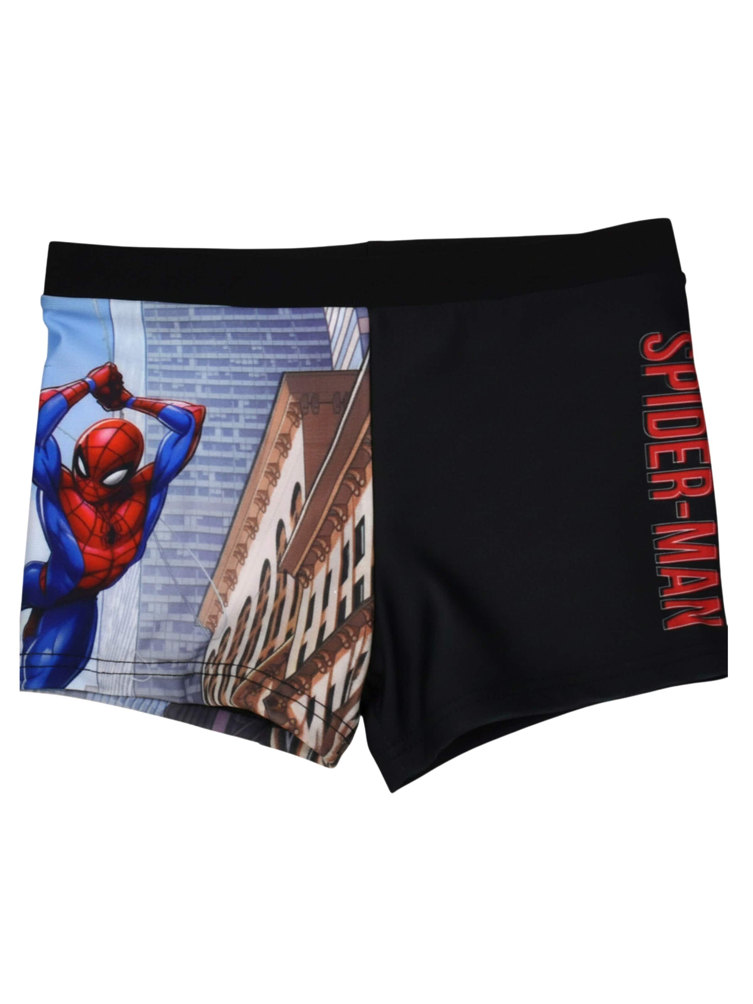SPIDERMAN Swim Trunks 'Marvel' in Black: front