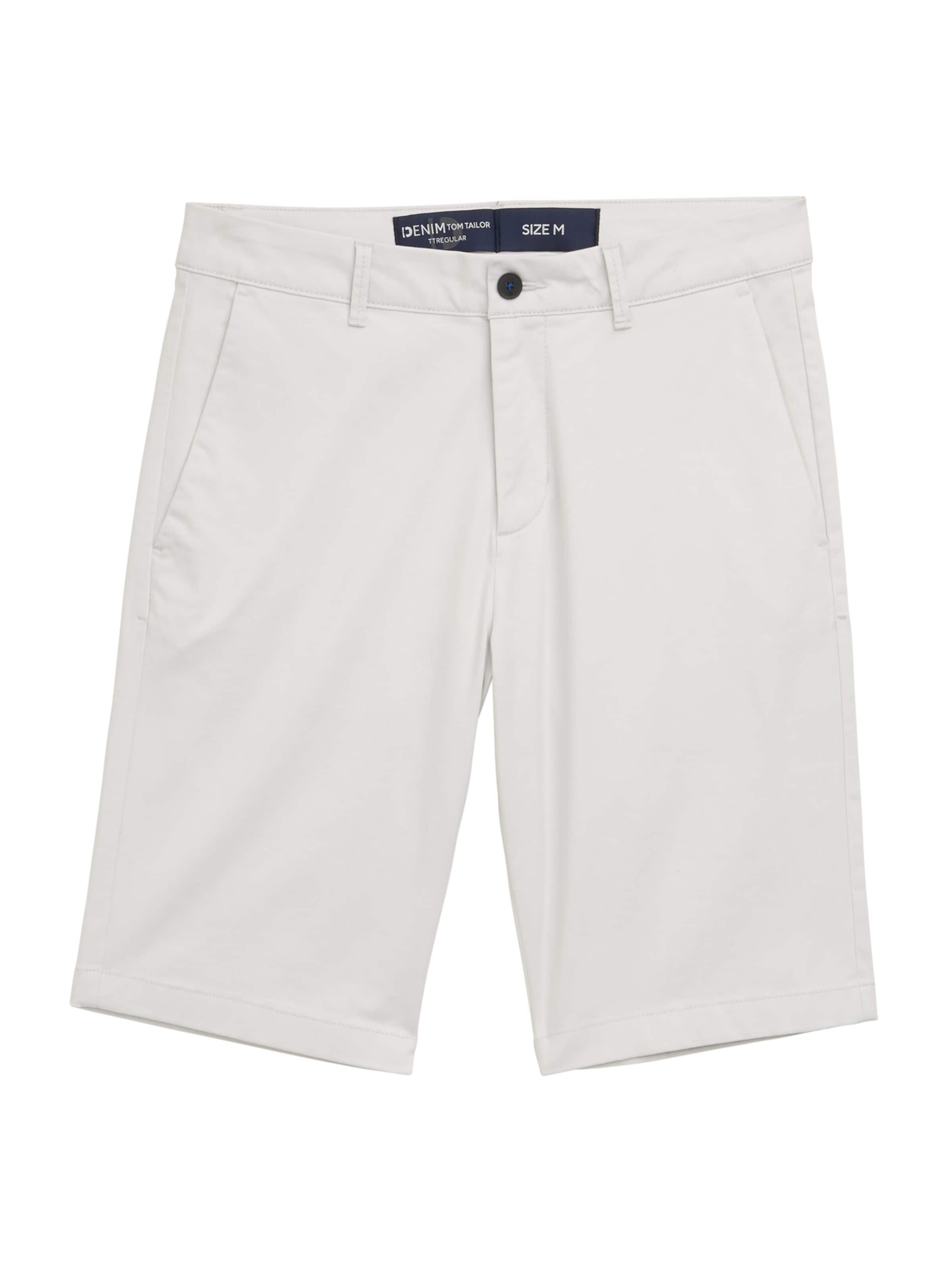 TOM TAILOR DENIM Tričko - Biela: predná strana