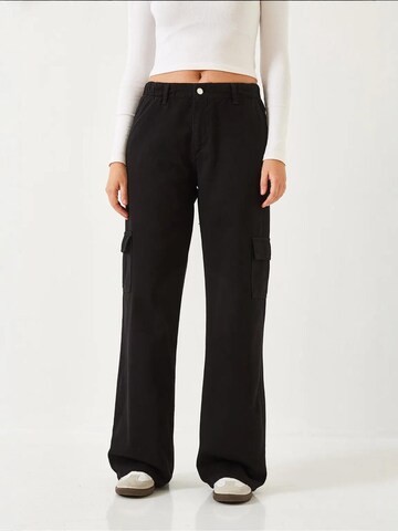 Bianco Lucci Jeans in Black: front