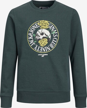 Jack & Jones Junior Sweatshirt in Groen: voorkant