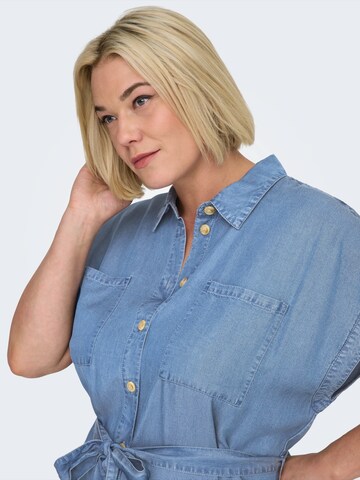 ONLY Carmakoma - Vestido camisero 'CARPema Hannover' en azul