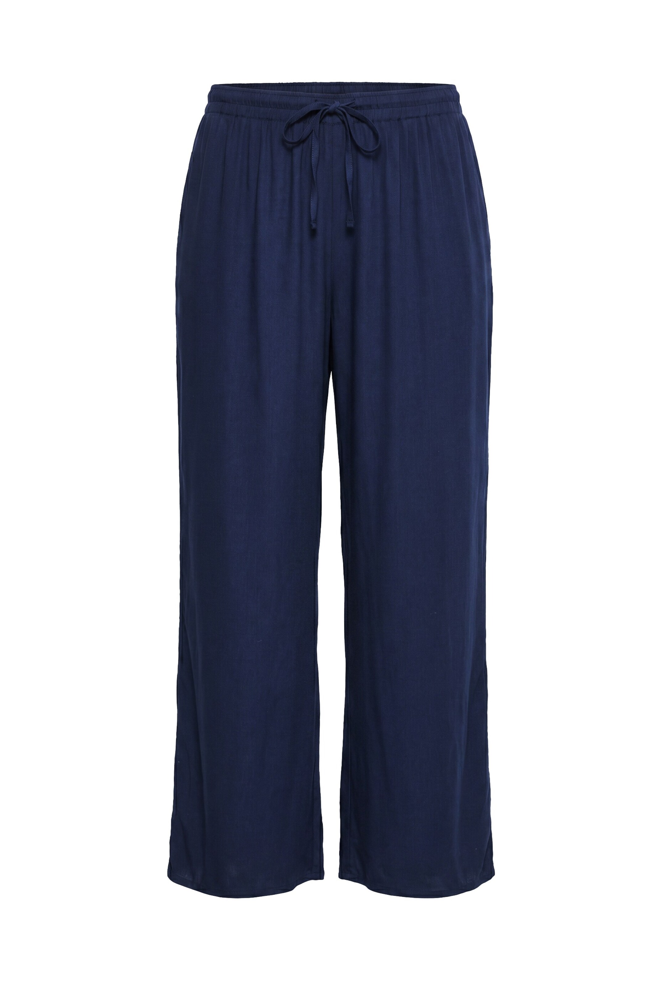 MIAMODA Regular Trousers in Blue: front