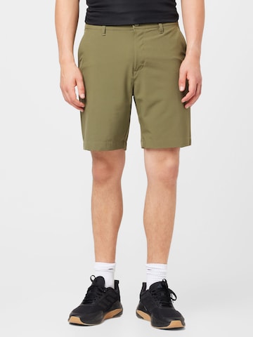 ADIDAS GOLF Normální Sportovní kalhoty – zelená: přední strana