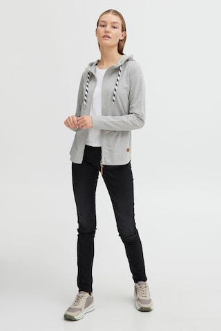 Oxmo Zip-Up Hoodie 'Wanda' in Grey