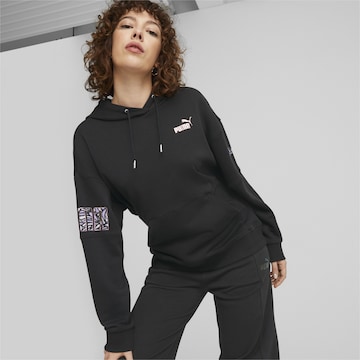 PUMA Athletic Sweatshirt 'POWER MONARCH' in Black: front