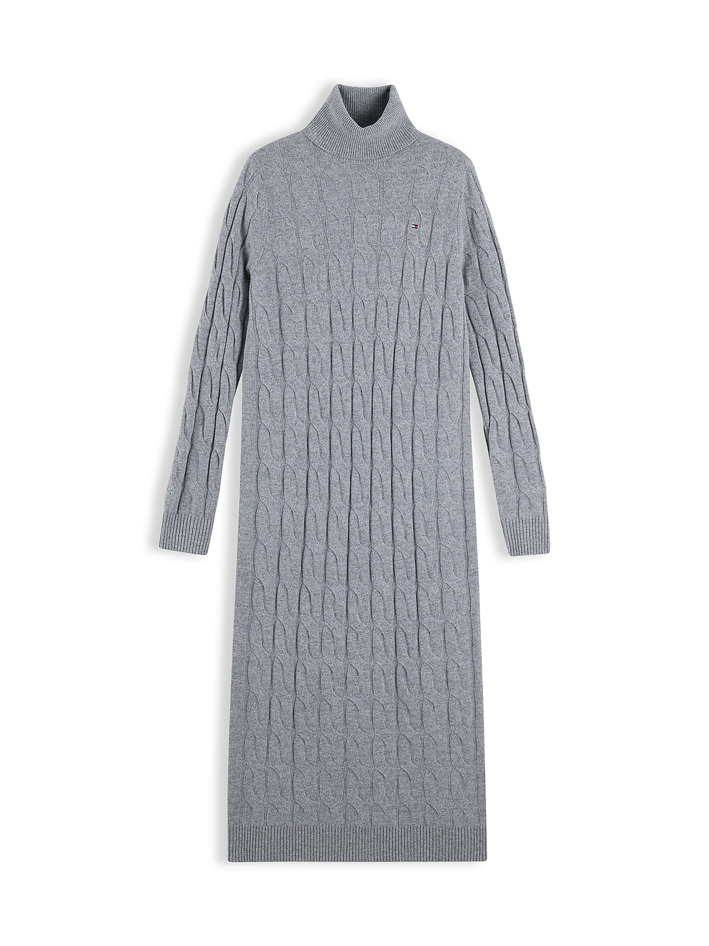 Robe TOMMY HILFIGER en gris : devant