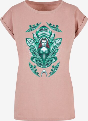 ABSOLUTE CULT Shirt 'Aquaman - Mera' in Roze: voorkant