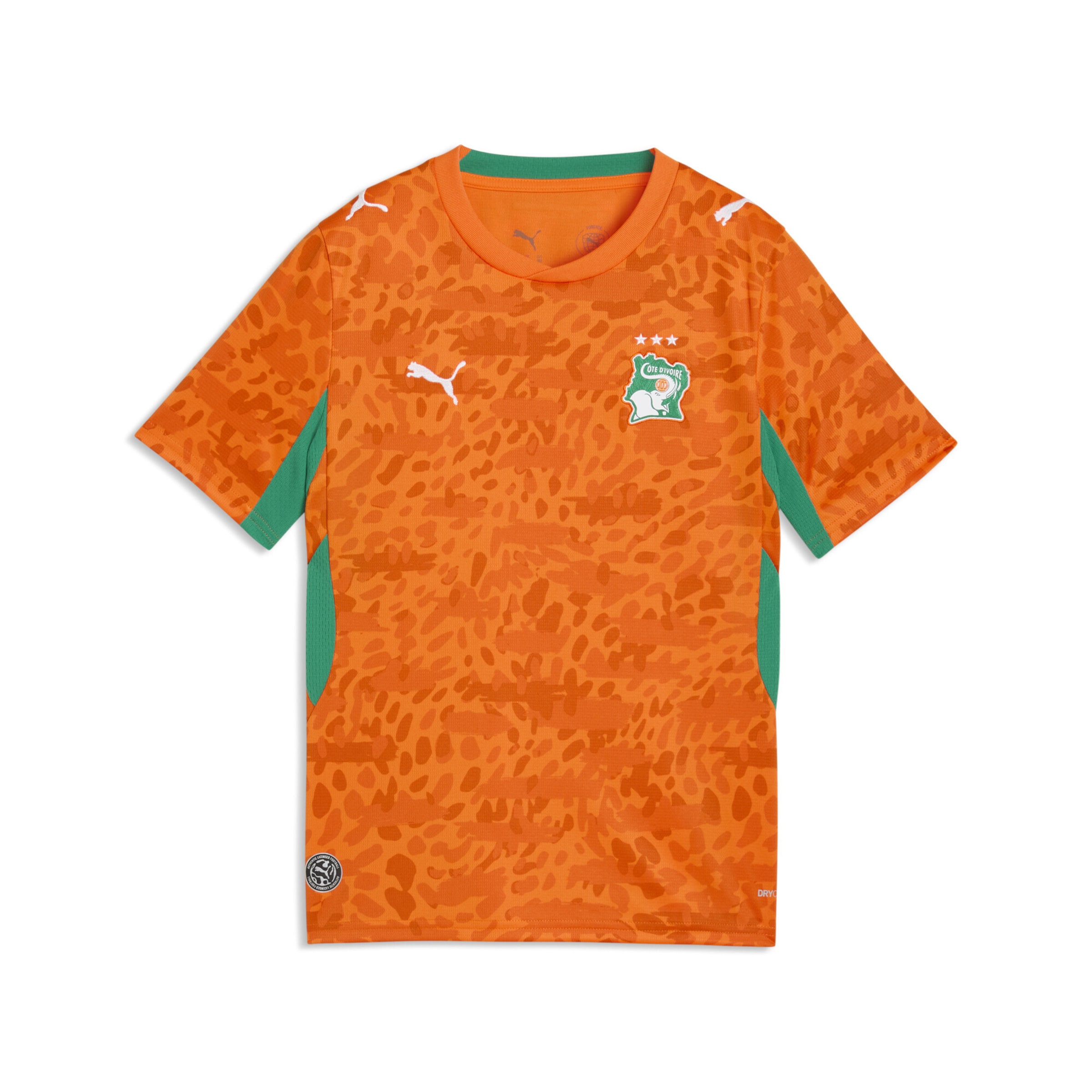 PUMA Performance shirt in Green / Orange, Item view