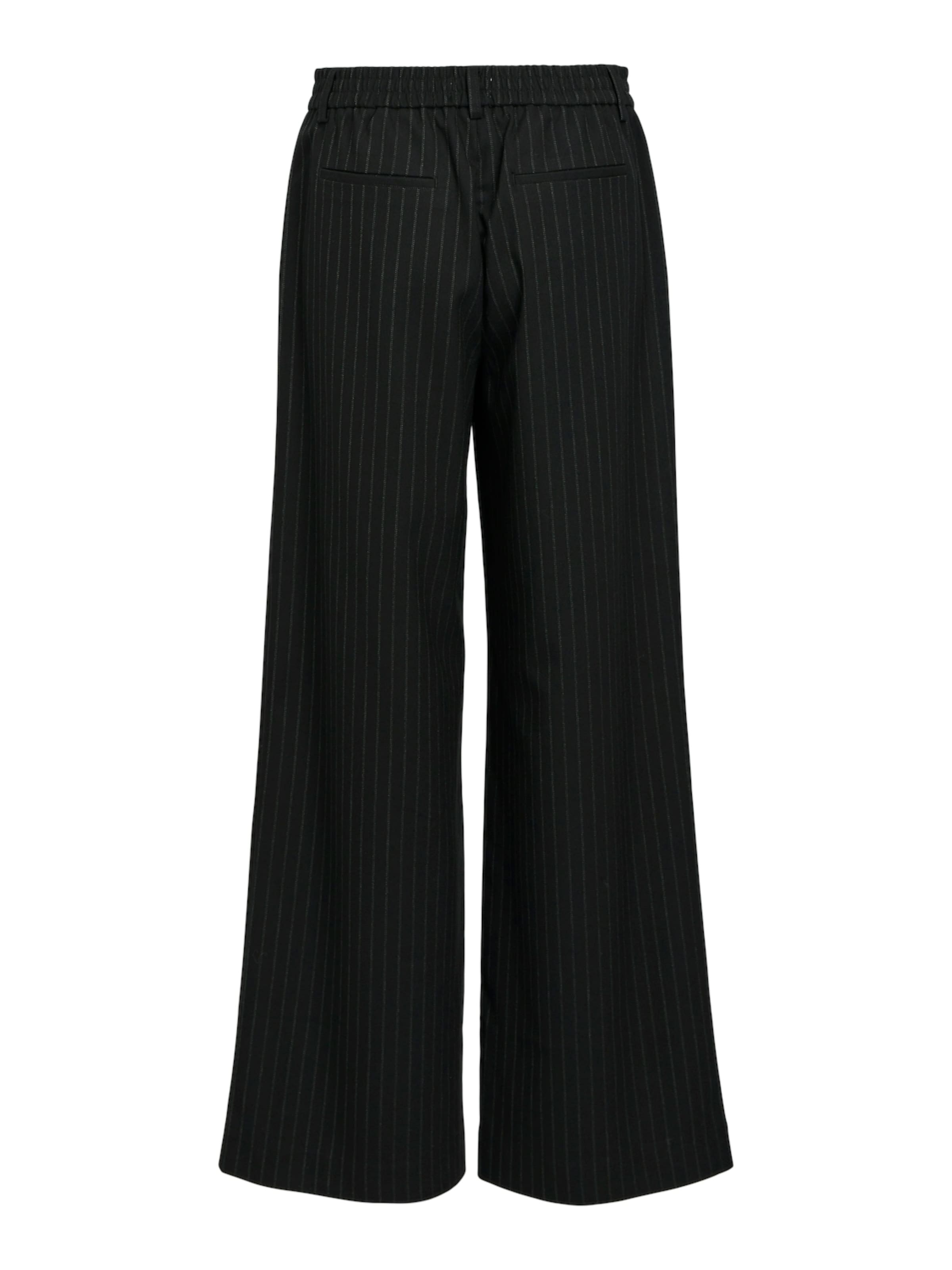 OBJECT Wide leg Trousers 'Lisa' in Black