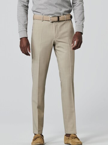 MEYER Regular Pants 'Roma' in Beige: front