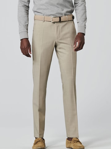 Regular Pantalon 'Roma' MEYER en beige : devant