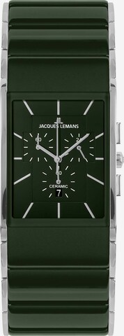 Jacques Lemans Uhr in Grün: predná strana