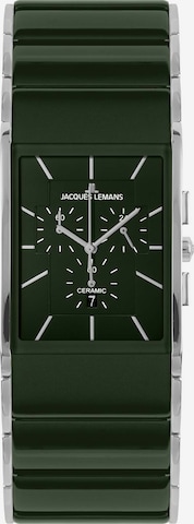 Jacques Lemans Analog Watch in Green: front