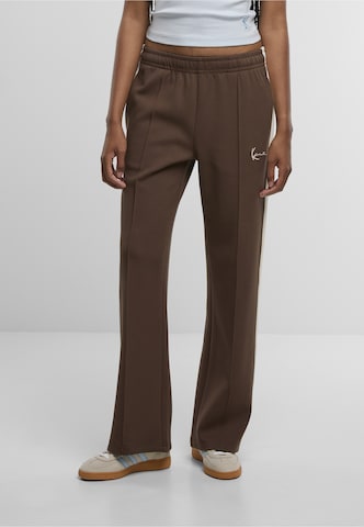 Regular Pantalon Karl Kani en marron : devant