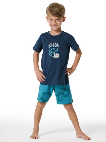 SCHIESSER - Pijama 'Boys World' en azul