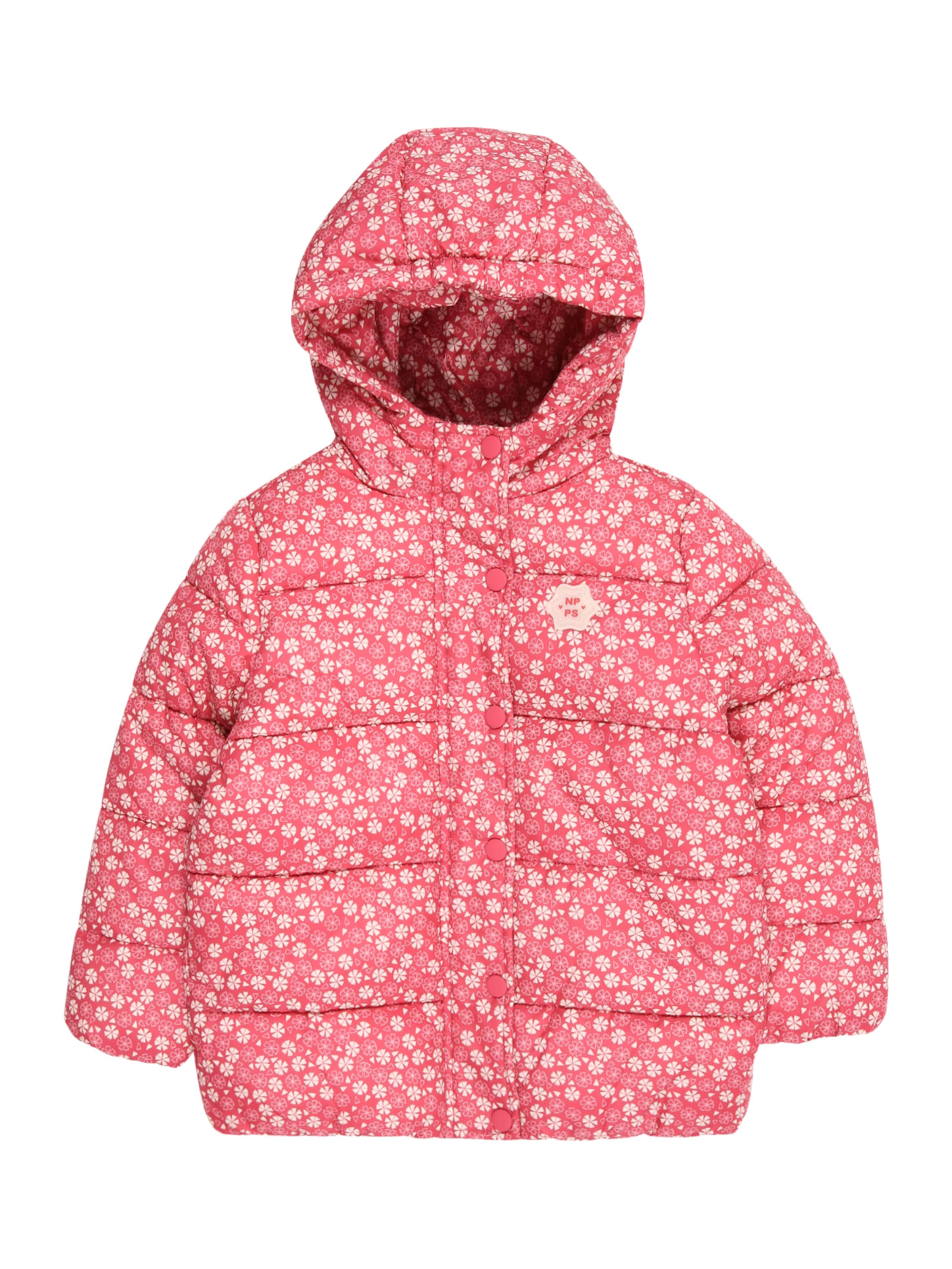 Noppies Kurtka zimowa 'Neha' w kolorze różowy: przód