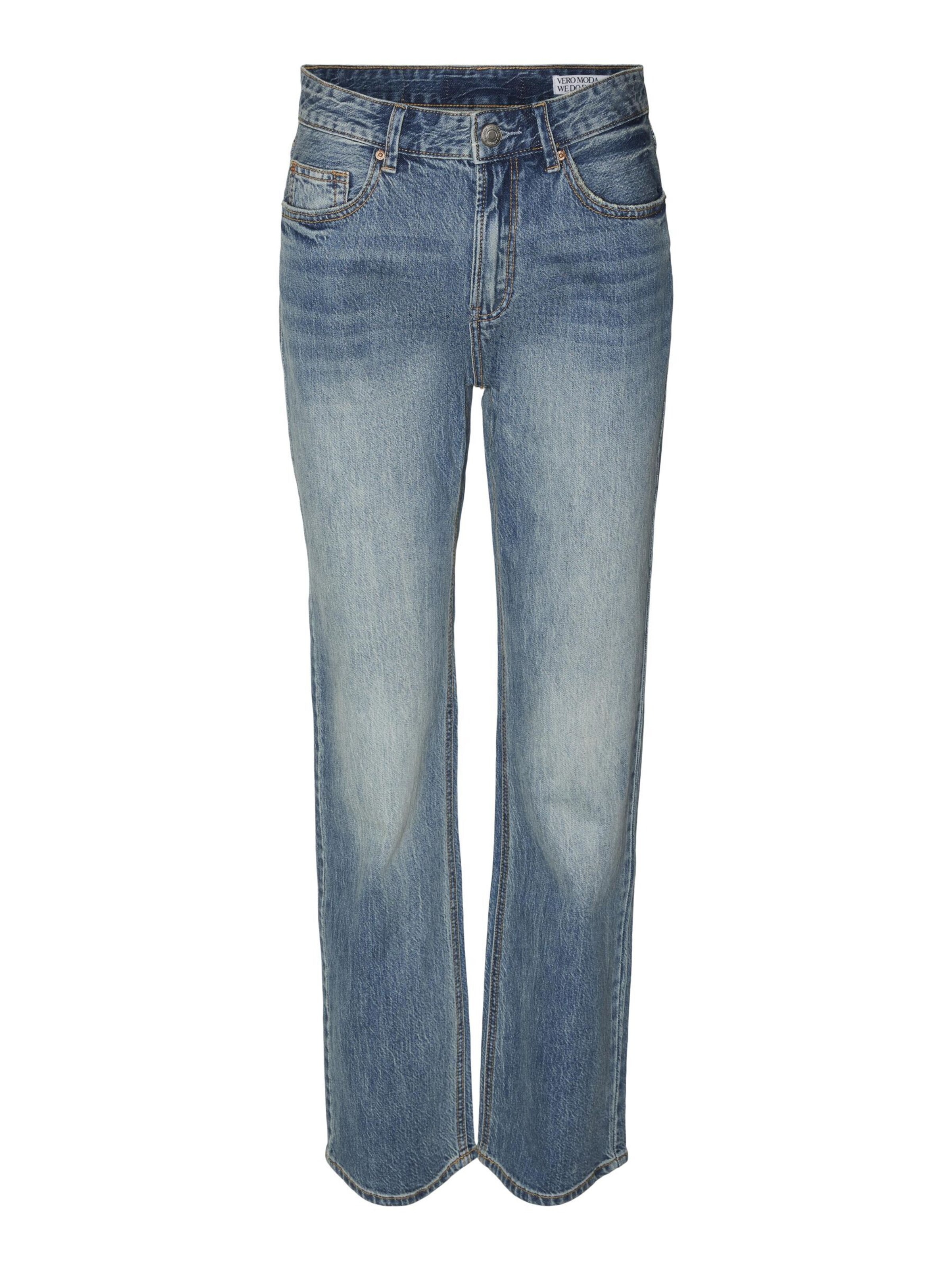 VERO MODA Regular Jeans in Blauw: voorkant