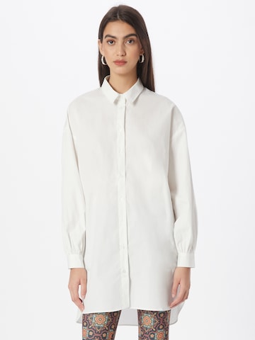 ICHI - Blusa en blanco: frente