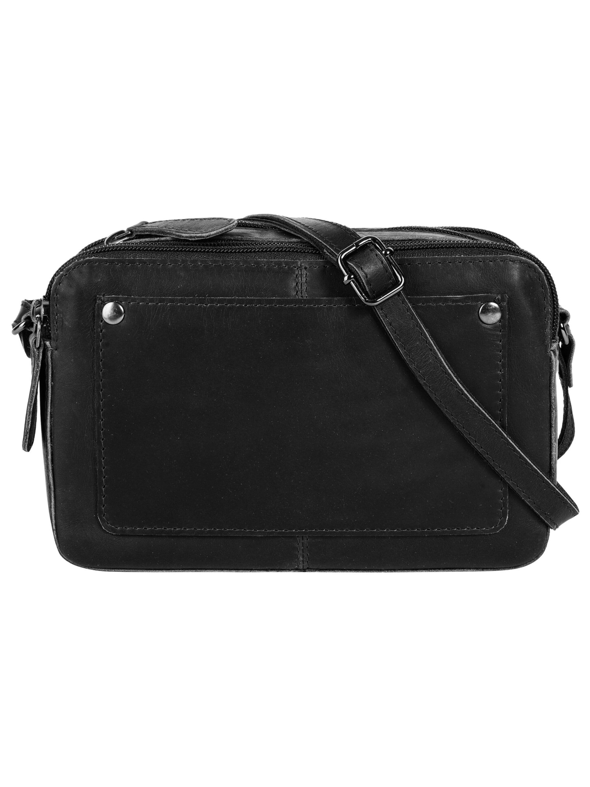 Cluty Crossbody Bag in Black: front