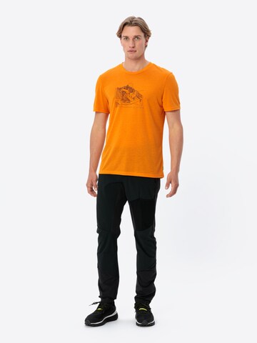 VAUDE Performance shirt 'Tekoa III' in Orange