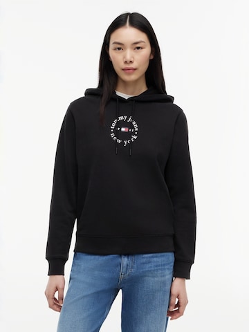 Tommy Jeans Свитшот 'ESS' в Черный: спереди