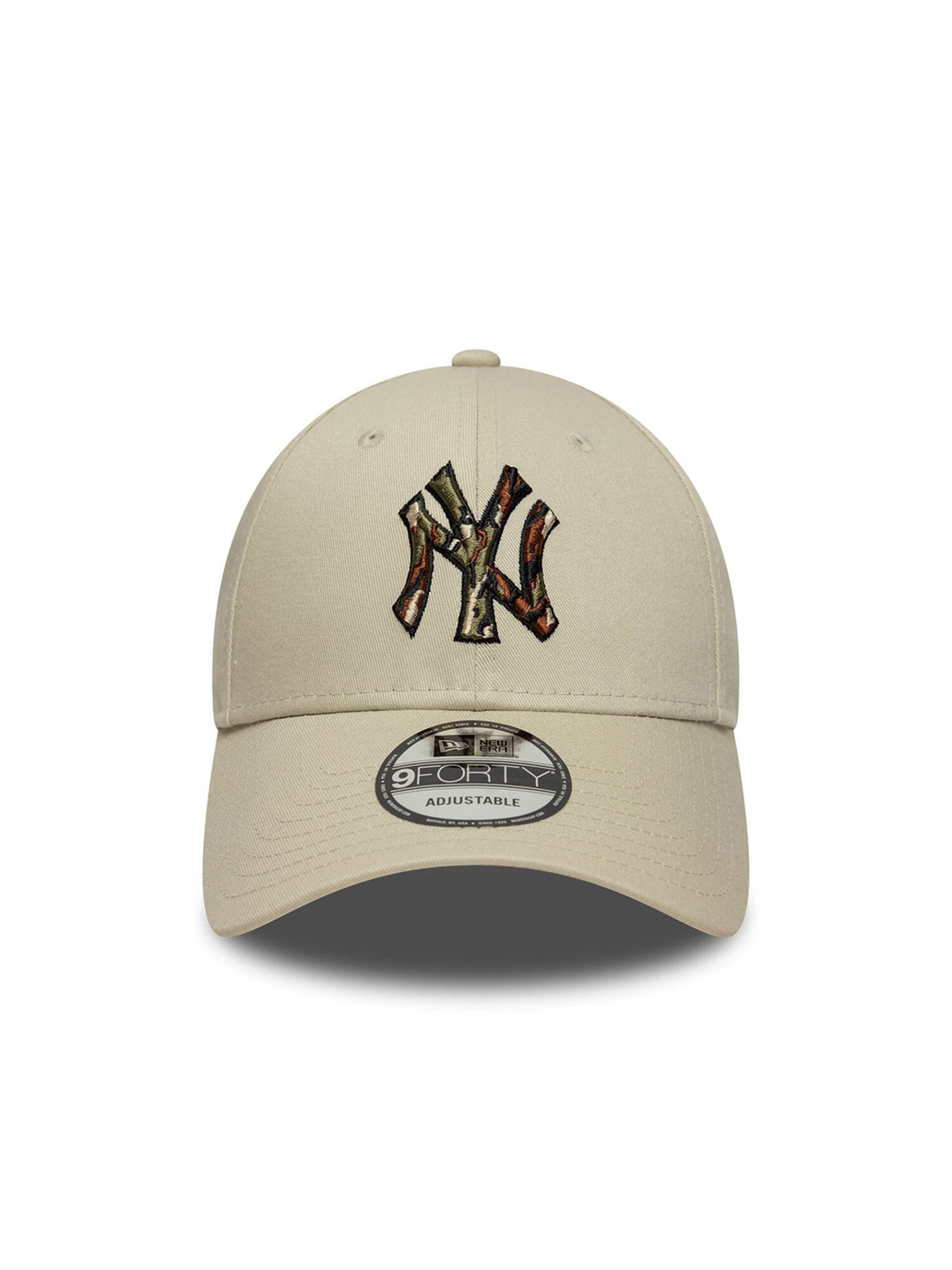 NEW ERA - Gorra deportiva '9FORTY New York Yankees MLB Outline' en beige