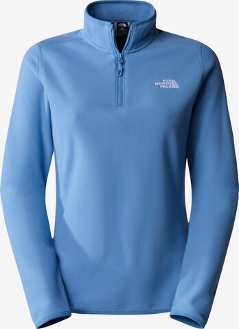 THE NORTH FACE Athletic Sweater '100 GLACIER' in Blue: front